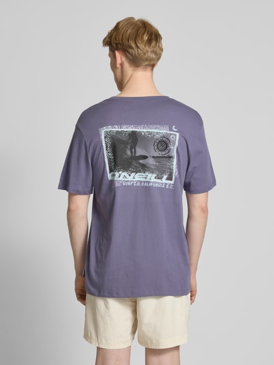 ONeill T-Shirt mit Label-Print und Rundhalsausschnitt Pflaume 5