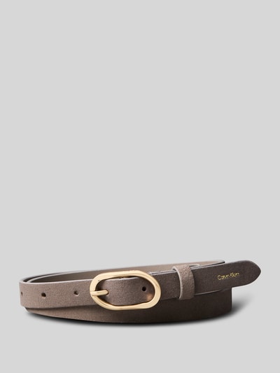 CK Calvin Klein Riem van echt leer met labelopschrift Beige - 1