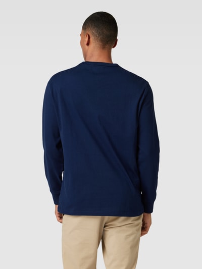 Polo Ralph Lauren Longsleeve mit Logo-Stitching Marine 5