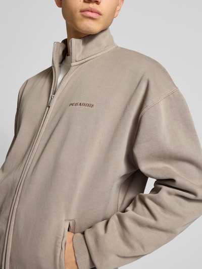 Pegador Oversized sweatjack met labelstitching Grafiet - 3