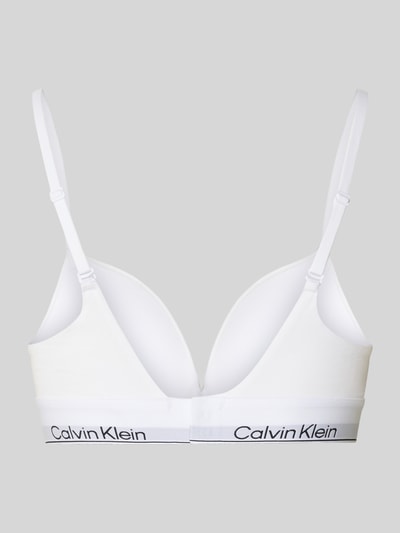 Calvin Klein Underwear Push-up-BH mit Label-Bund Weiss 3