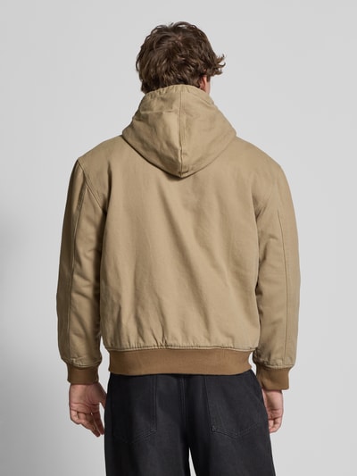 Dickies Jacke mit Kapuze und Label-Detail Modell 'HILHAM HOODED' Beige 5