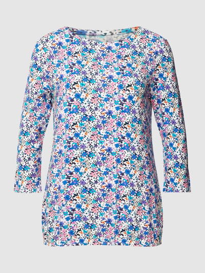 Christian Berg Woman Shirt met lange mouwen met all-over bloemenmotief Offwhite - 2