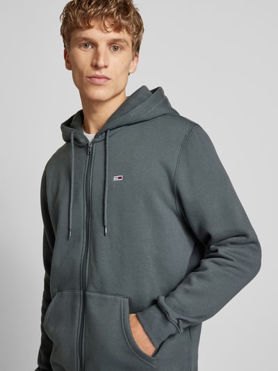 Tommy Jeans Regular Fit Sweatjacke mit Kapuze Anthrazit 3