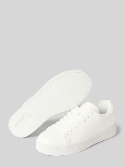 Selected Homme Low top sneakers van echt leer model 'DAVID' Wit - 4