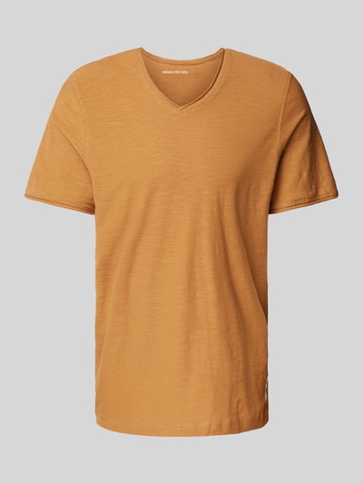 MCNEAL T-Shirt mit V-Ausschnitt Cognac 2