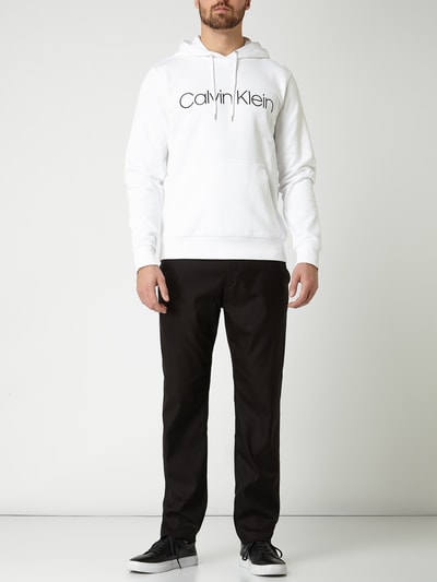 CK Calvin Klein Hoodie aus Organic Cotton Weiss 1