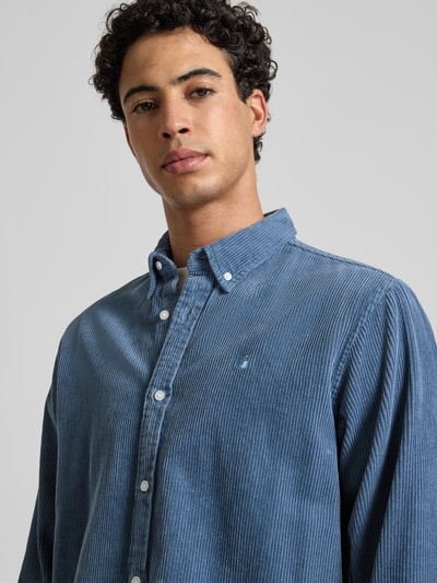 Carhartt Work In Progress Koszula casualowa o kroju regular fit z imitacji sztruksu model ‘Madison’ Ciemnoniebieski 3