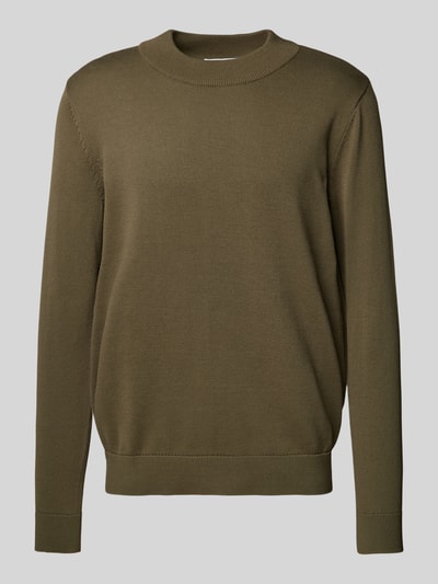 SELECTED HOMME Gebreide pullover met turtleneck, model 'ROBERT' Olijfgroen - 2