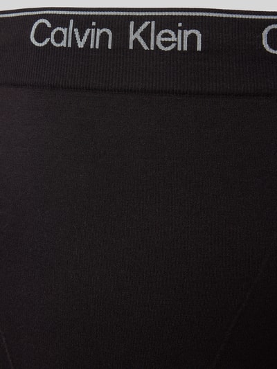 Calvin Klein Underwear Figi z wysokim stanem i pasem z logo Czarny 2