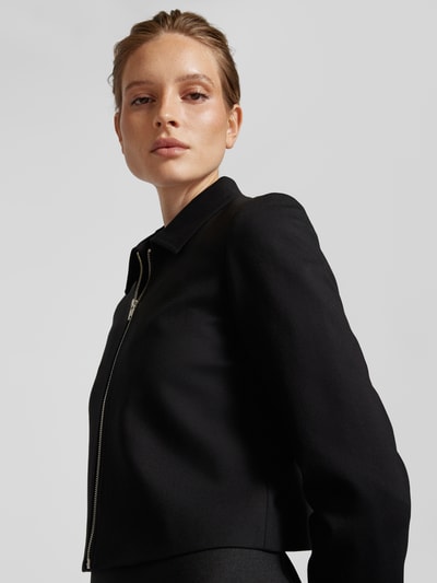 Jake*s Collection Korte blazer met ritssluiting Zwart - 3