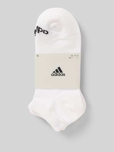 adidas Sportswear Skarpety z haftem z logo w zestawie 3 szt. Biały 3