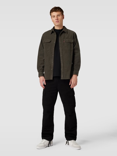 Levi's® Regular Fit Freizeithemd mit Kentkragen Dunkelbraun 1