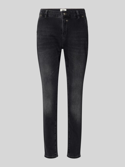 MAC Slim fit jeans met knoop- en ritssluiting, model 'Montana' Lichtgrijs - 2