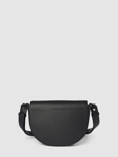 Calvin Klein Jeans Saddle Bag mit Label-Applikation Modell 'MINIMAL MONOGRAM' Black 5