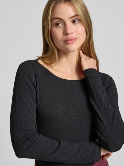 Marc O'Polo Slim fit shirt met lange mouwen van puur katoen Donkergrijs - 3