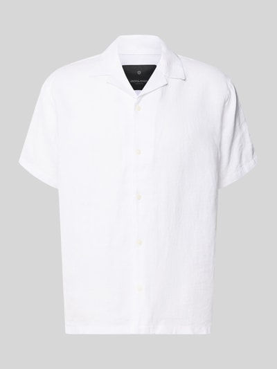 JACK & JONES Premium Regular Fit Leinenhemd Modell 'LAWRENCE' Weiss 2