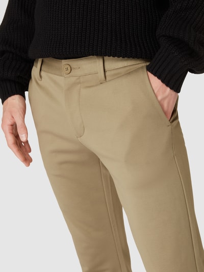 Only & Sons Stoffhose mit Label-Detail Modell 'MARK' Taupe 3