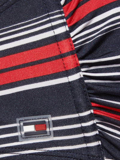 TOMMY HILFIGER Góra bikini z paskami z logo Granatowy 3