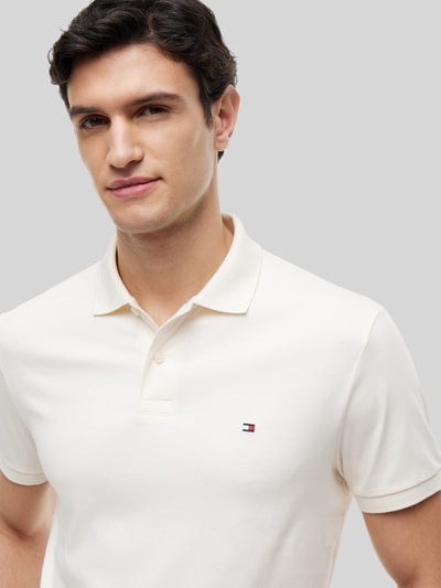 Tommy Hilfiger Koszulka polo z czystej bawełny o kroju regular fit Złamany biały 3