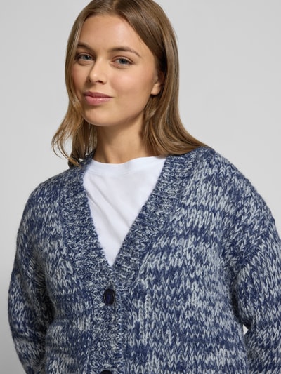 Fynch-Hatton Kardigan o dwukolorowym designie Granatowy 3