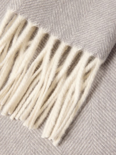 SALMONE Sjaal van puur kasjmier Lichtgrijs - 2