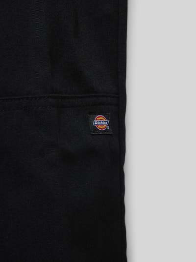 Dickies Spodnie materiałowe z detalem z logo Czarny 2