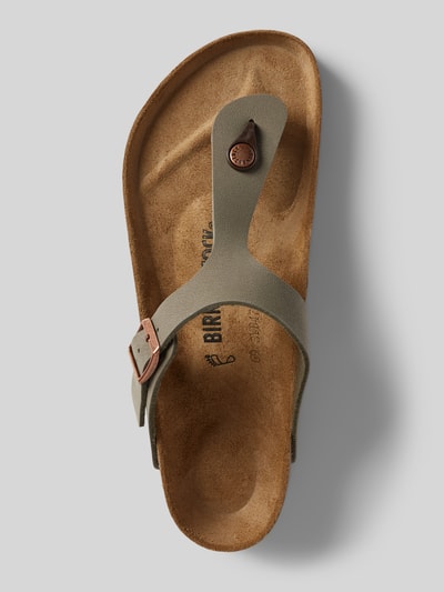 Birkenstock Zehentrenner mit Dornschließe Modell 'Gizeh' Schlamm 3