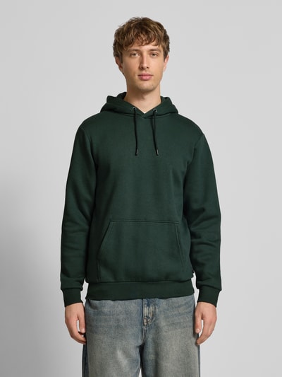Only & Sons Bluza z kapturem o kroju regular fit z mieszanki bawełny model ‘CERES’ Ciemnozielony 4