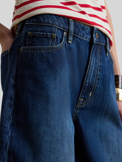 Lauren Ralph Lauren loose fit bermuda van denim Jeansblauw - 3