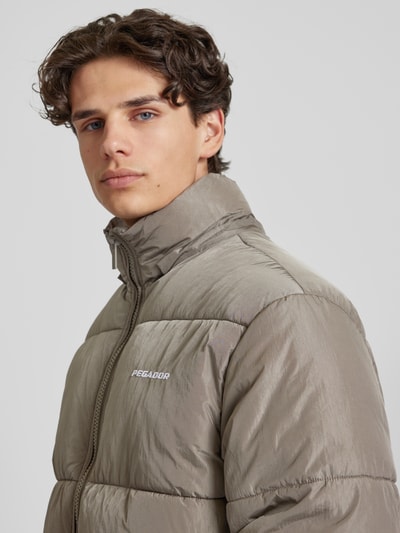 Pegador Steppjacke mit Stehkragen Modell 'MARTEN' Mittelgrau 3