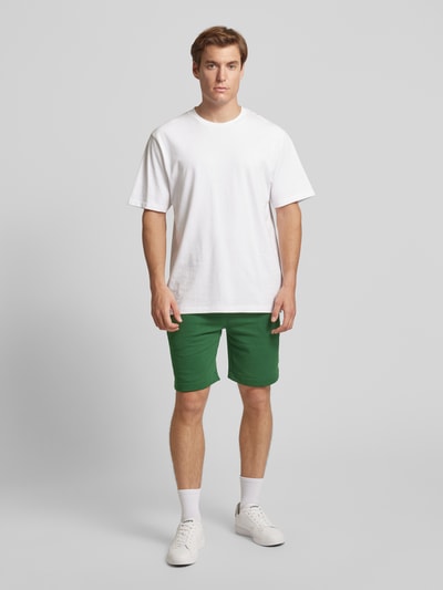 Lacoste Sweatshorts met elastische band Groen - 1