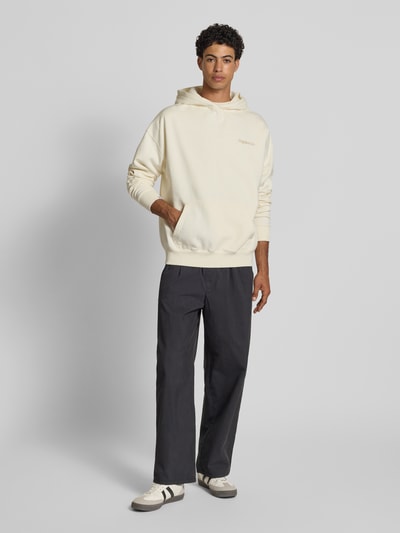 Pegador Oversized hoodie met labelprint, model 'Sequia' Offwhite - 1