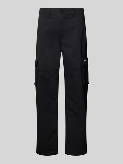 REVIEW Cargohose mit Label-Detail Black 2