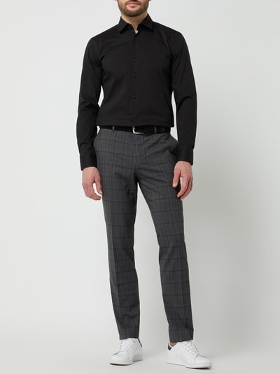 HUGO CLASSIFICATION Slim fit pantalon met stretch, model 'Getlin' Antraciet - 1