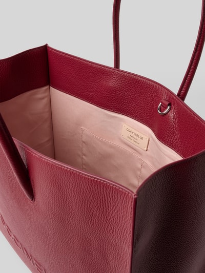 Coccinelle Torebka z wytłoczonym logo model ‘Myrtha’ Bordowy 5