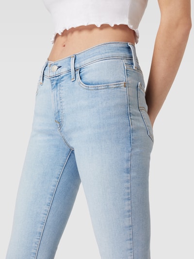 Levi's® Super skinny fit jeans in 5-pocketmodel Lichtblauw - 3