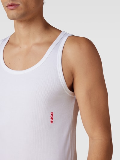 HUGO Tanktop mit Logo-Print im 2er-Pack Oliv 3