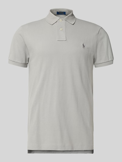 Polo Ralph Lauren Poloshirt met labelstitching Lichtgrijs - 2