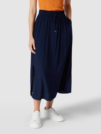 Christian Berg Woman Midirok met steekzakken opzij Donkerblauw - 4