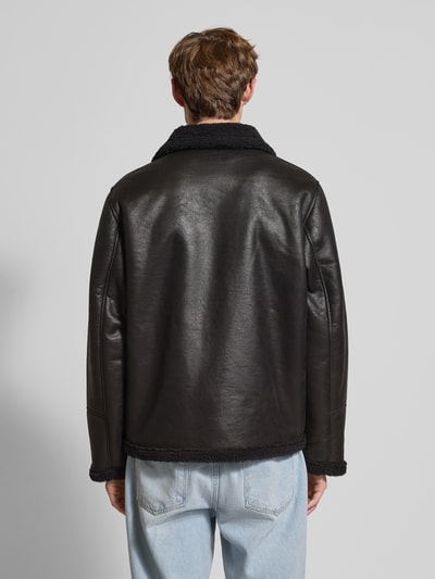 Jack & Jones Kurtka z listwą guzikową model ‘CAMBRIDGE’ Czarny 5