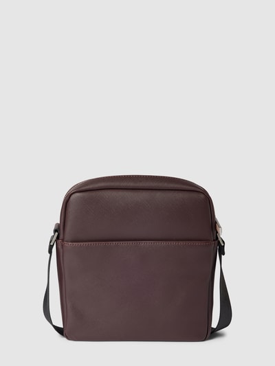 Guess Schoudertas met labelapplicatie Aubergine - 4