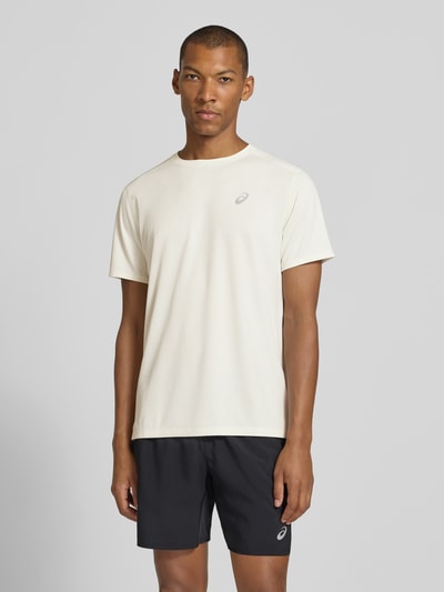 ASICS Regular Fit T-Shirt mit Logo-Print Offwhite 4