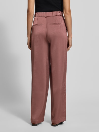 Neo Noir Stoffen broek met Franse steekzakken, model 'Emmett' Oudroze - 5