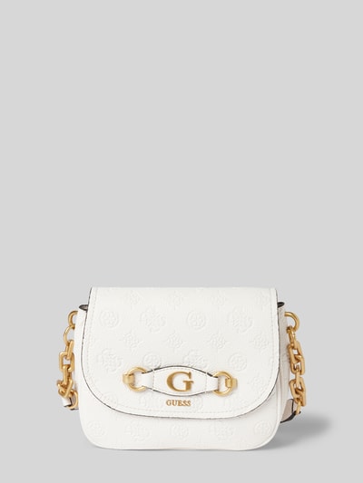 Guess Handtasche mit Label-Details Modell 'IZZY PEONY' Stein 1