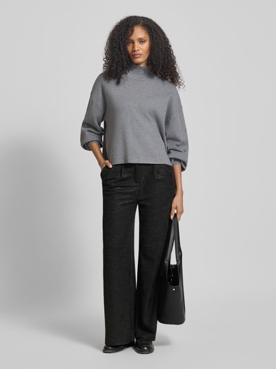 ICHI Stoffhose mit Gesäßtaschen Modell 'KATE' Black 1