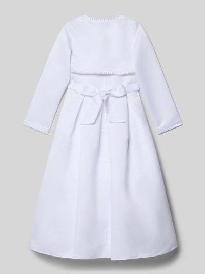Happy Girls Kleid mit Perlen Weiss 3
