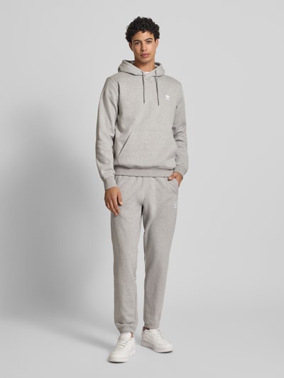 adidas Originals Sweatbroek met elastische band Lichtgrijs gemêleerd - 1