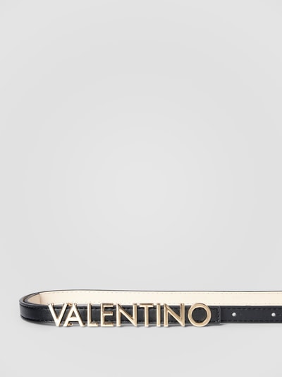 VALENTINO BAGS Riem met labelapplicatie, model 'BELTY LOGO' Zwart - 2