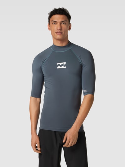 Billabong T-shirt met turtleneck, model 'WAVES ALL DAY' Donkergrijs - 4